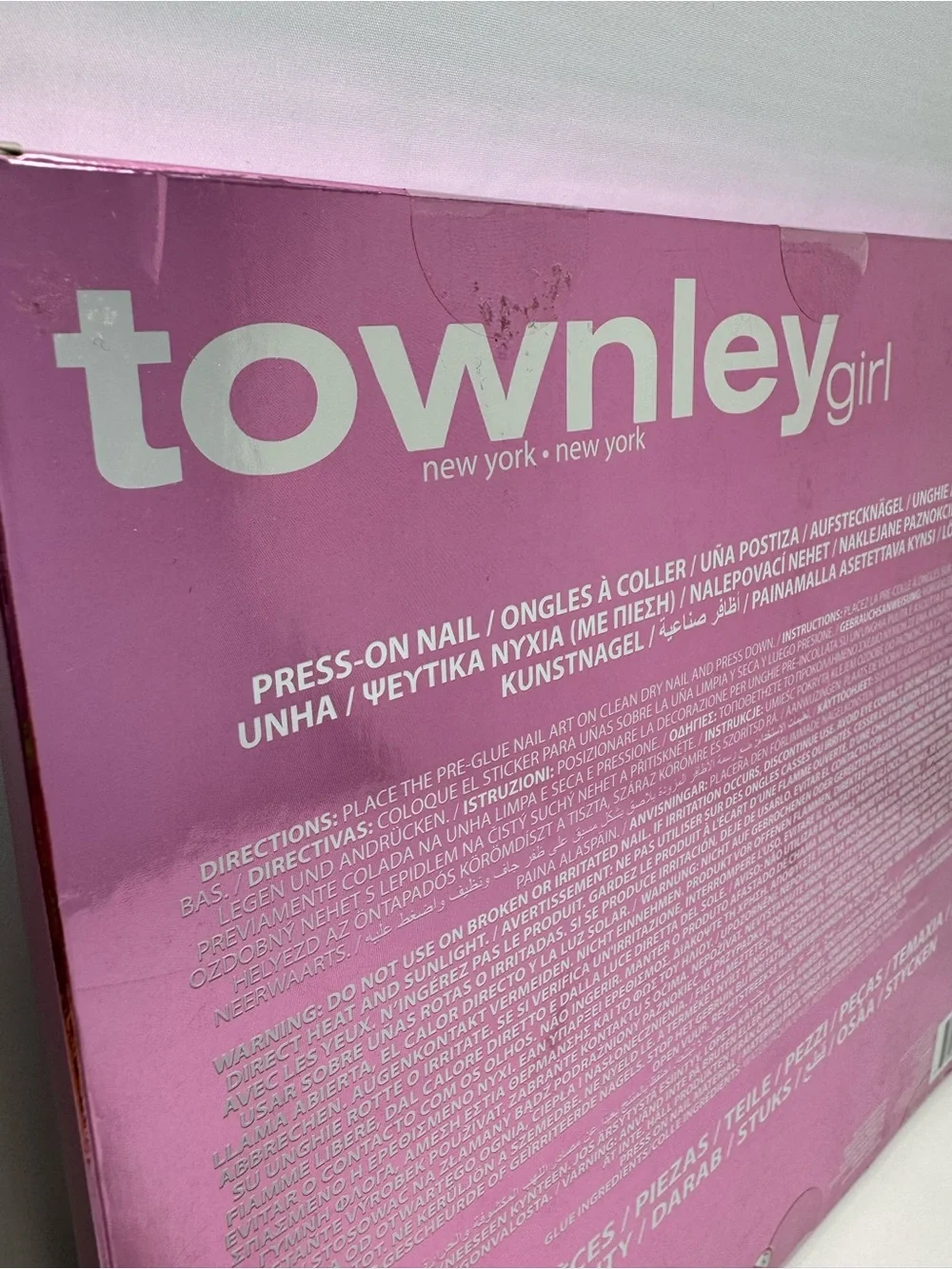 Townley Girl Press-On Nails rounded square, Glitter & Glam, mix and match NEW